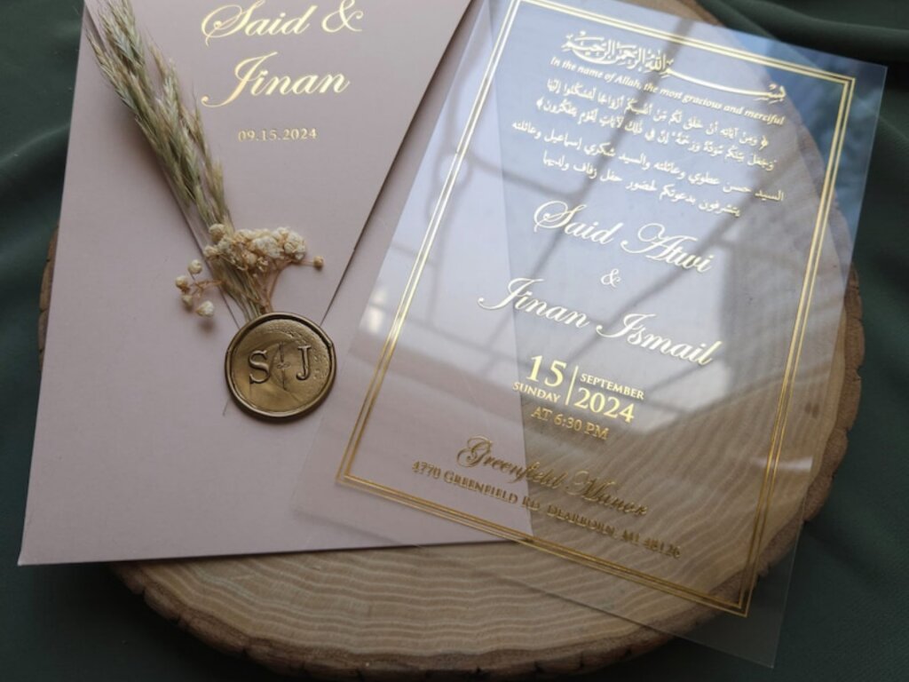 şeffaf davetiye modelleri