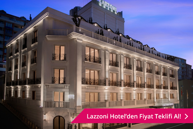 haliç manzarası ayaklarınızın altında: lazzoni hotel