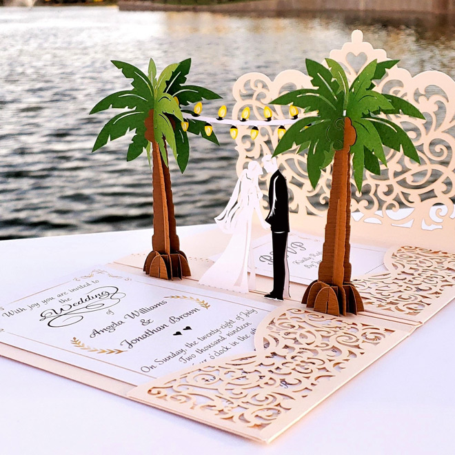 üç boyutlu davetiye