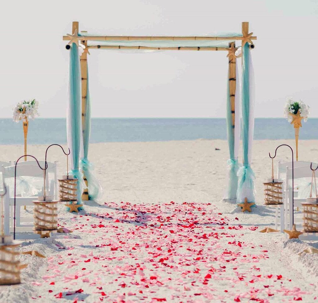 calypso wedding and beach