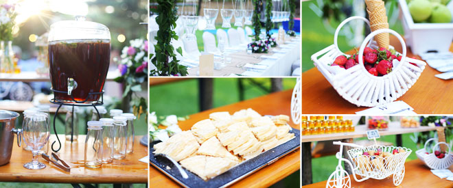 kır düğünü konsepti düğün şeker büfesi