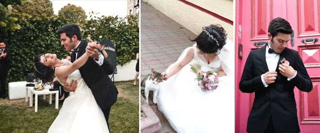 gelin damat farklı pozlar