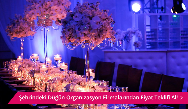 düğün dekorasyonu i̇çin 5 parlak fikir