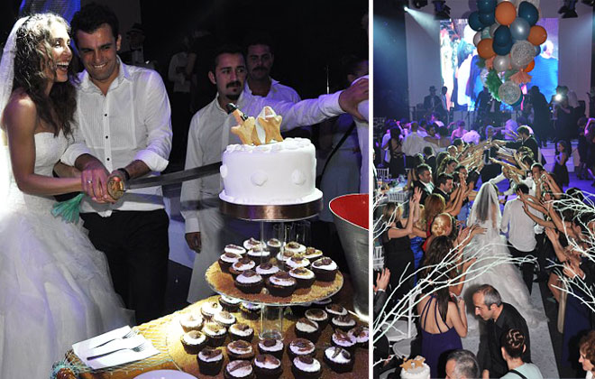 deniz temalı gerçek bir düğün hikayesi: çisel ve serkan