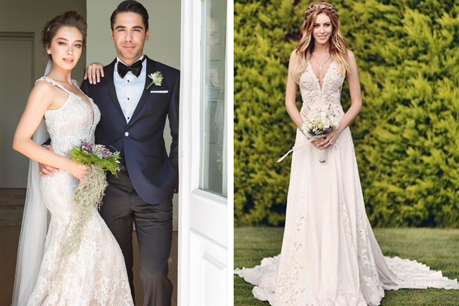 neslihan atagül gelinlik