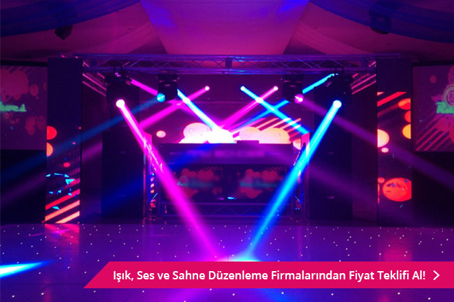 düğününde işık, ses ve sahne düzenleme i̇şlerini şansa bırakma!