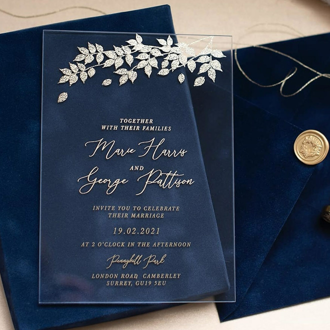 balık burcu düğün davetiyesi