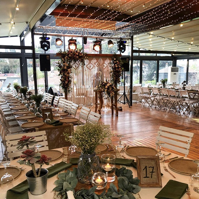 kıs bahcesinde dugun