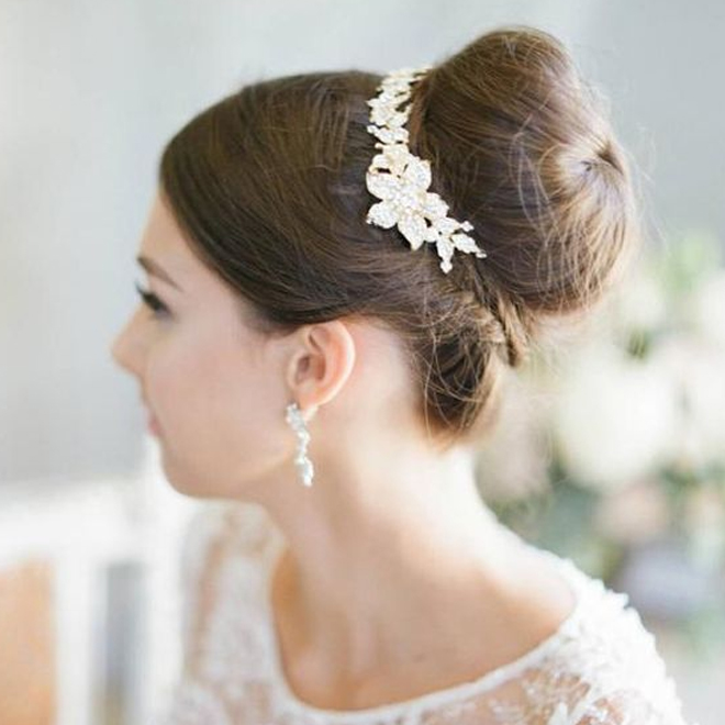 yüz şekline göre gelin saçı