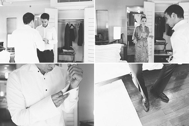 Düğün hazırlıkları sırasında doğal
halleri ile gelin ve damat