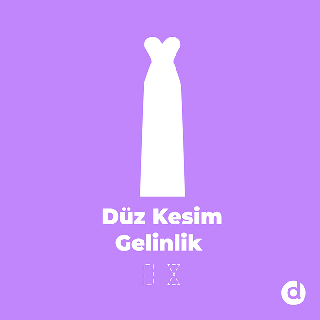 düz kesim gelinlik modelleri