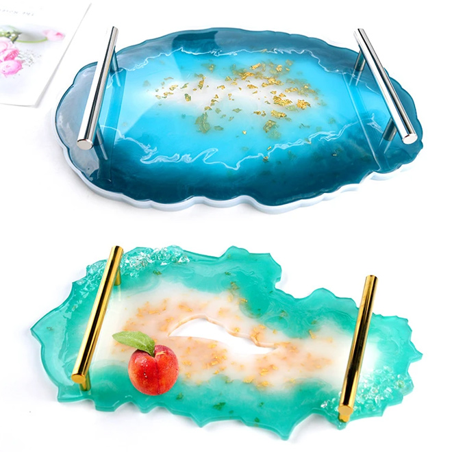 epoksi nişan tepsisi