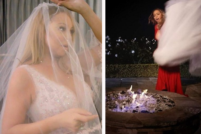 Mariah Carey gelinlik