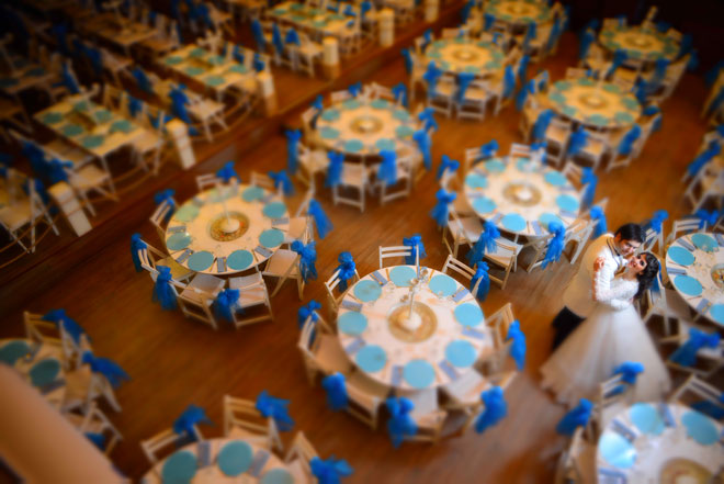 Düğün mekanına aşık olmak