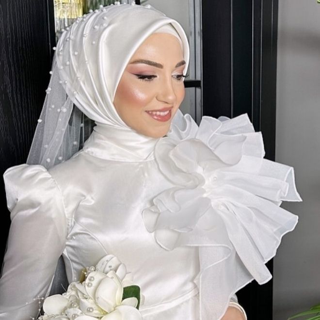 tesettür gelin başı modelleri