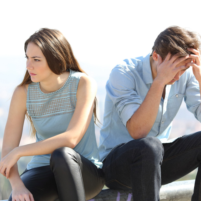 sevgiliyle tartışma