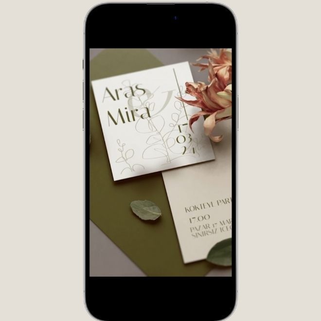 Videolu Dijital Davetiyem