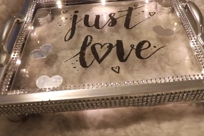 nişan tepsisi yapımı