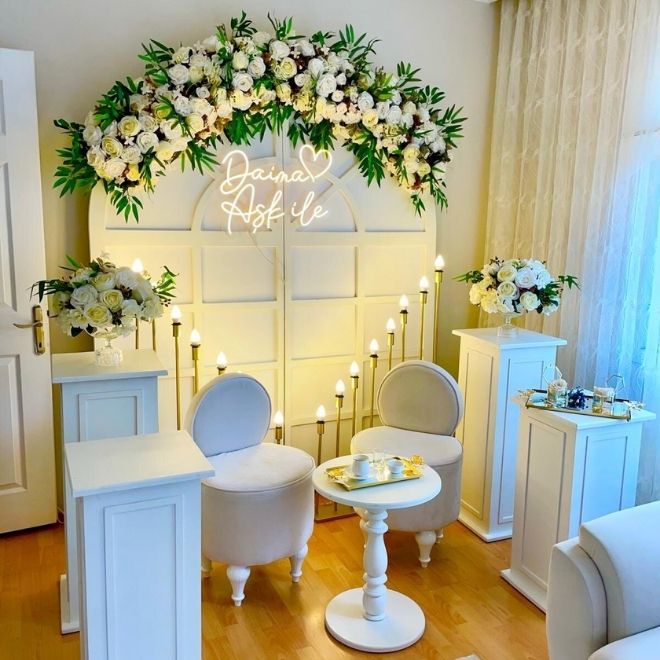 evde nişan töreni yapacaklar i̇çin yaratıcı süsleme fikirleri