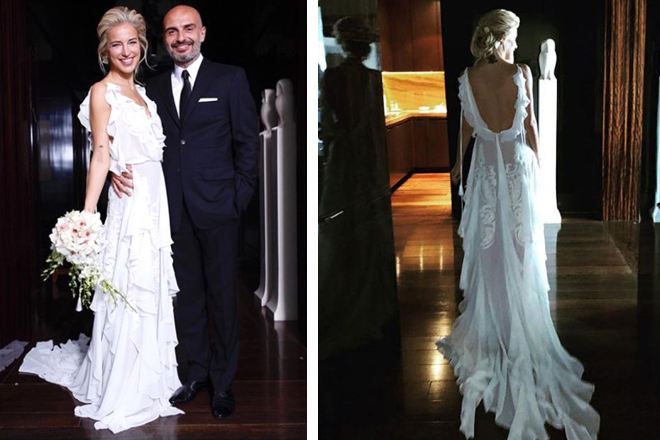 burcu Esmersoy gelinlik