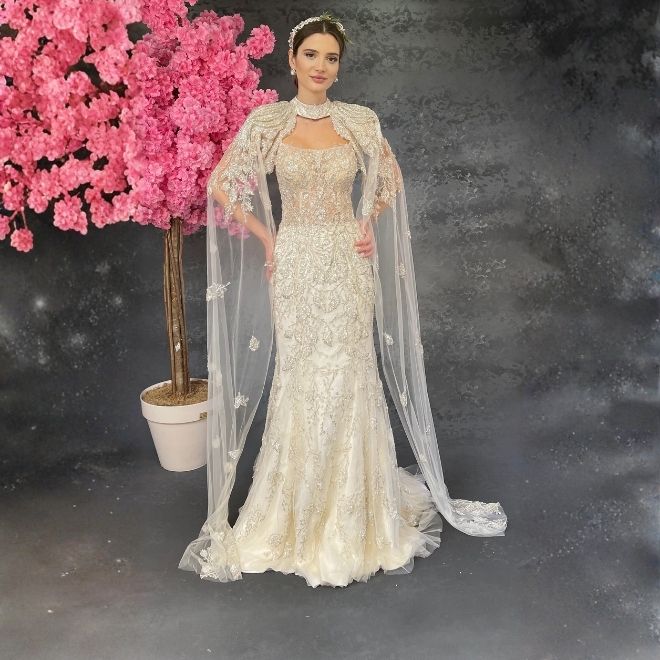 vatkalı gelinlik modelleri