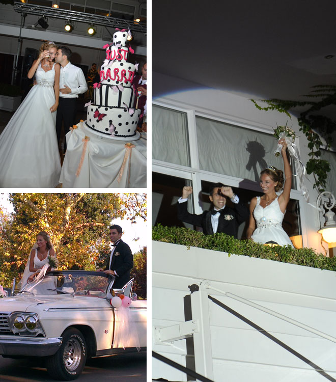 Beyaz ve somon renkleri