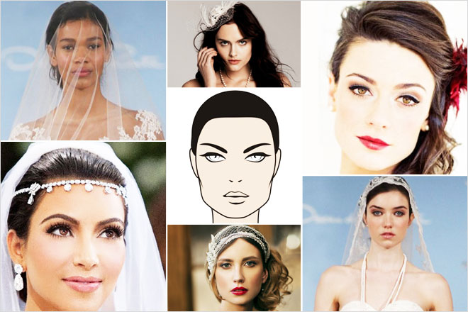 yüz tipine göre duvak modelleri