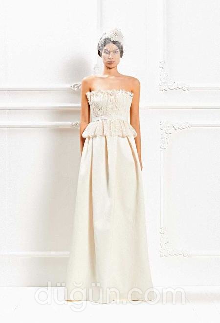 Straplez Gelinlik Modeli