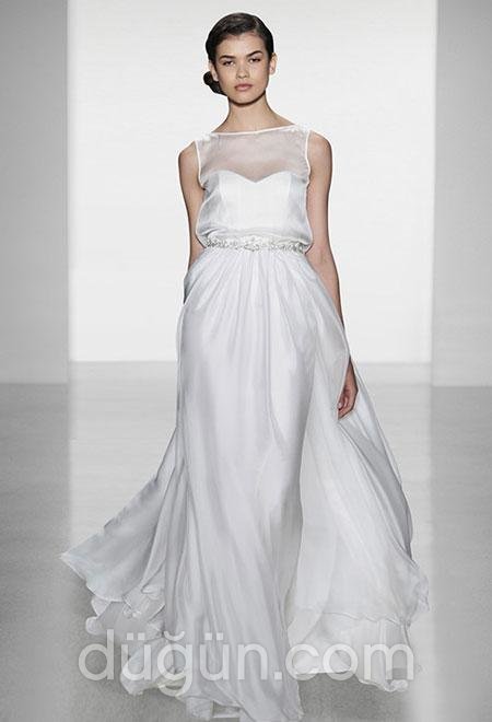İpek Şifon Gelinlik Modeli