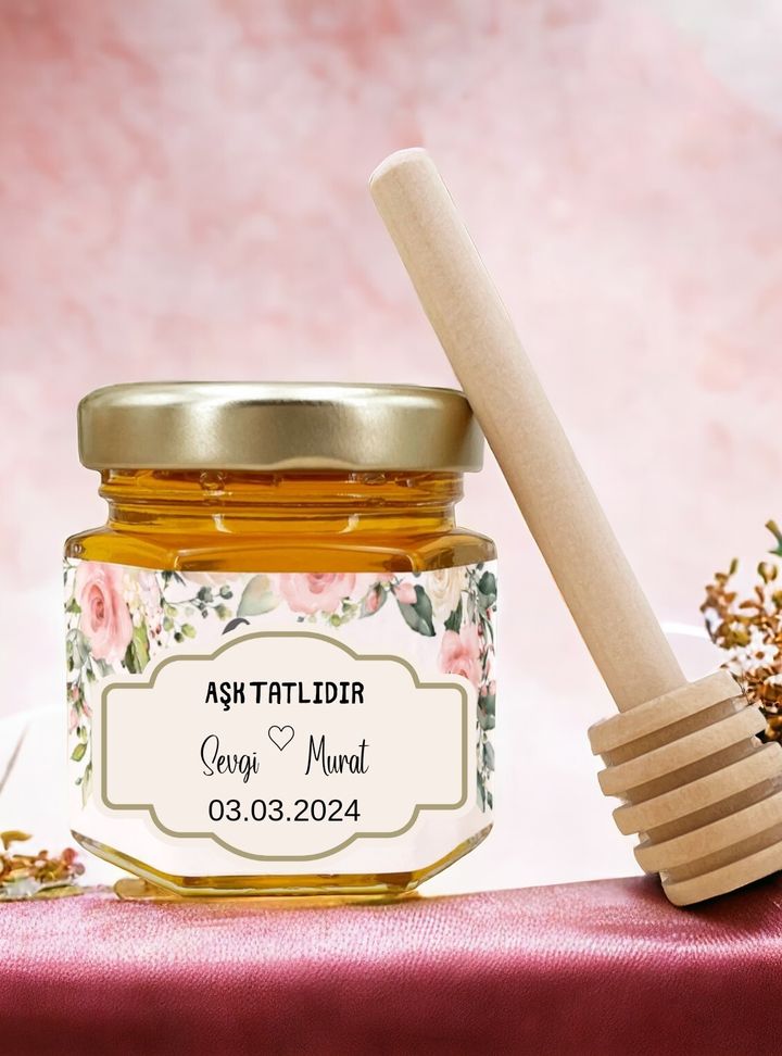 Kişiye Özel Tasarım Hediyelik Bal 