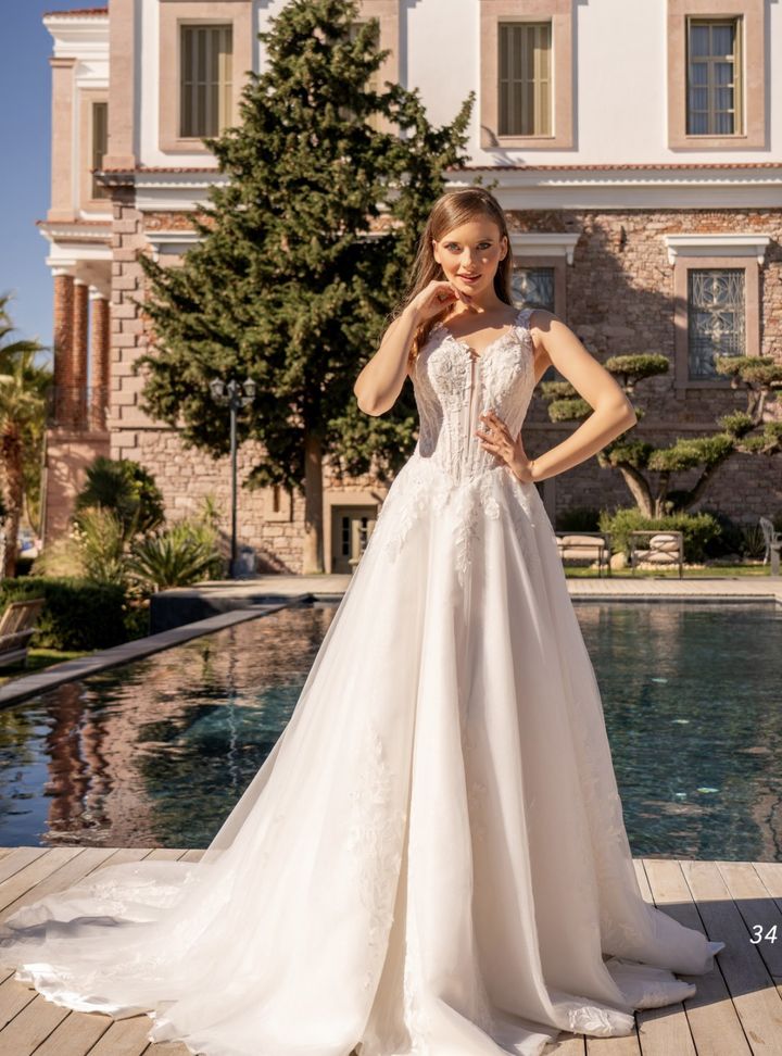 V Yaka A Kesim Gelinlik