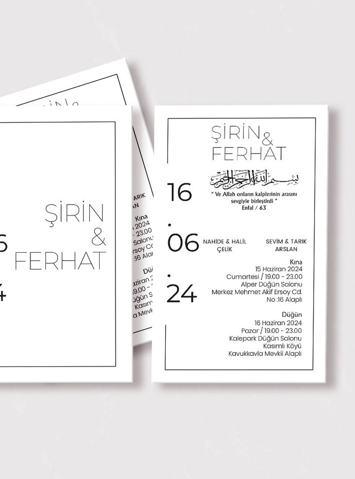 EW-3-25 Düğün Kına Çizim Davetiye