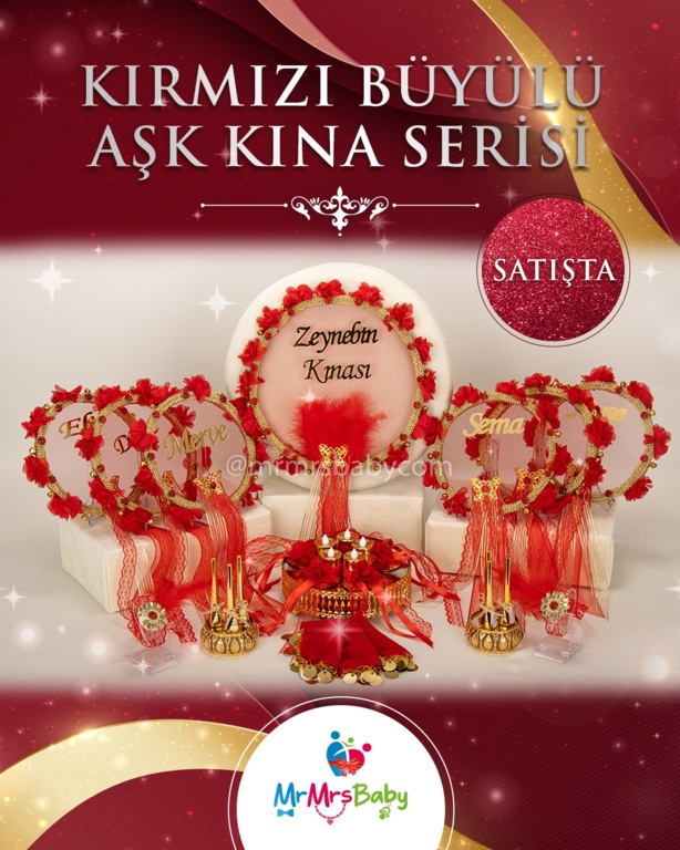 MrMrsBaby Şık Kına Seti Aksesuarları