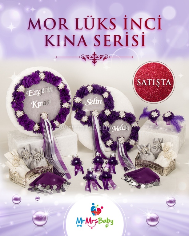 MrMrsBaby Şık Kına Seti Aksesuarları