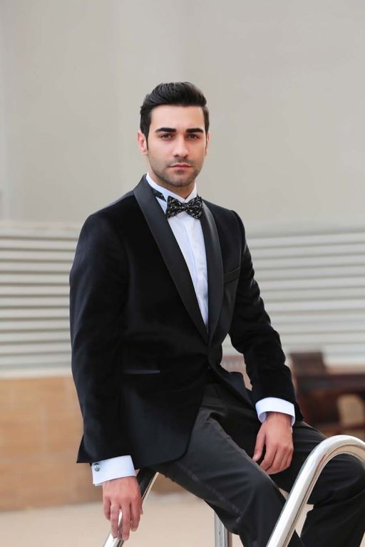 Siyah Kadife Damatlık Modeli - 1