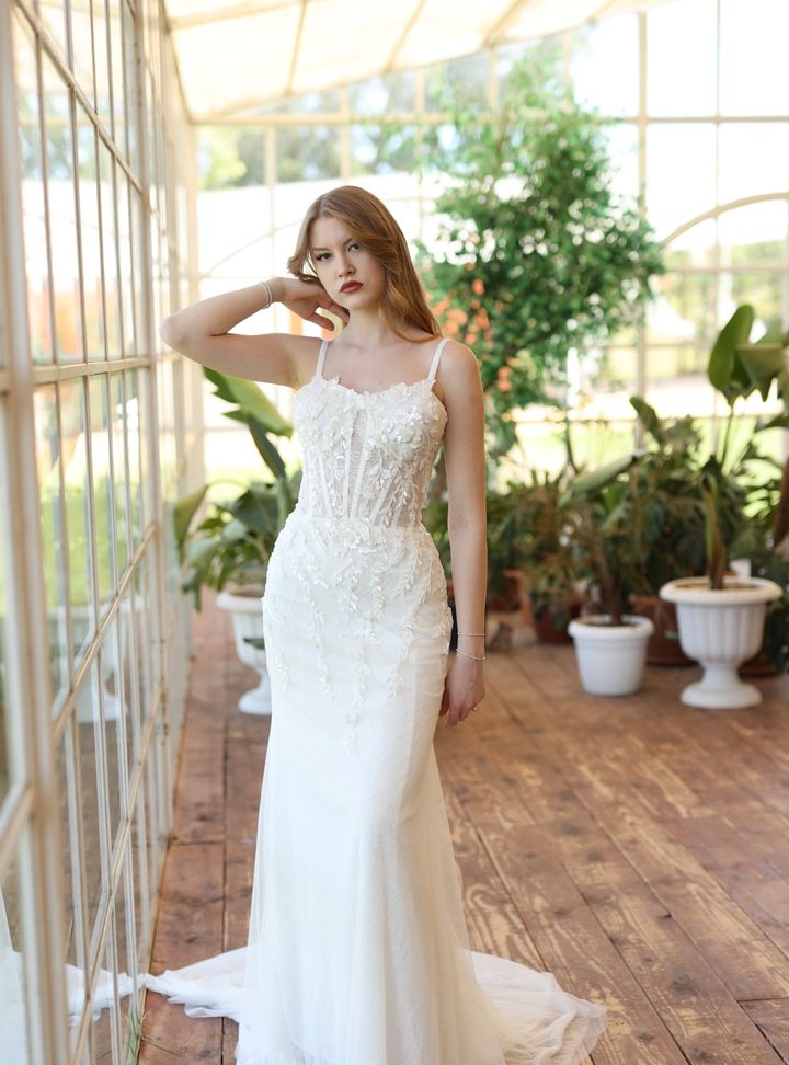 Askılı Balık Gelinlik