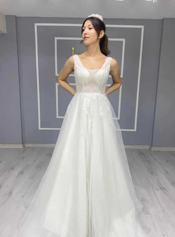 Askılı A Kesim Gelinlik