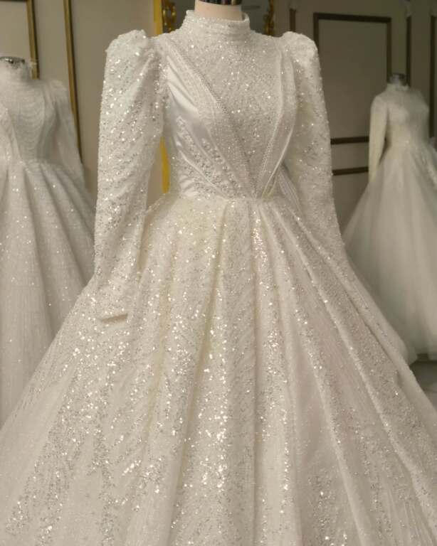 Siirt Beyaz İnci Gelinlik