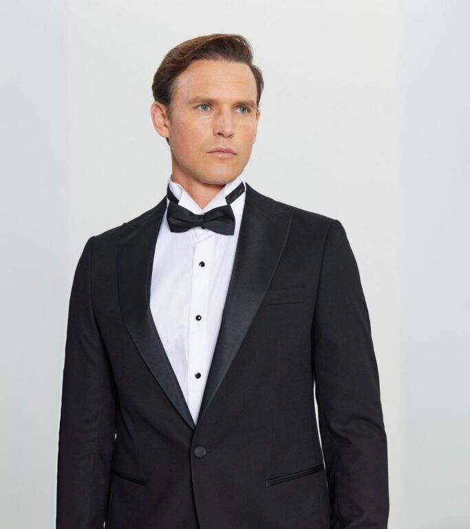 Smokin / Damatlık Slim Fit Siyah Model 3