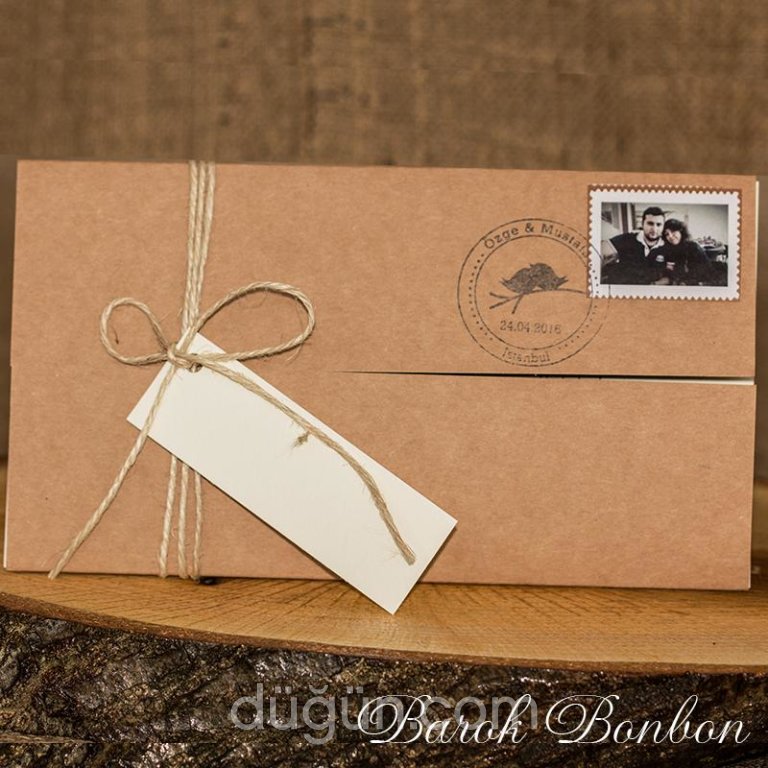 Barok Bonbon Davetiye