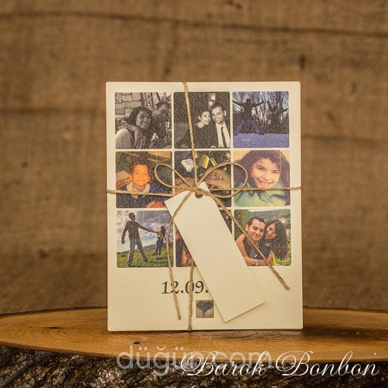 Barok Bonbon Davetiye