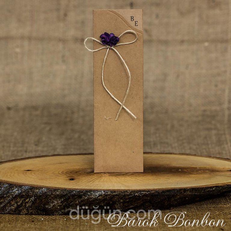 Barok Bonbon Davetiye