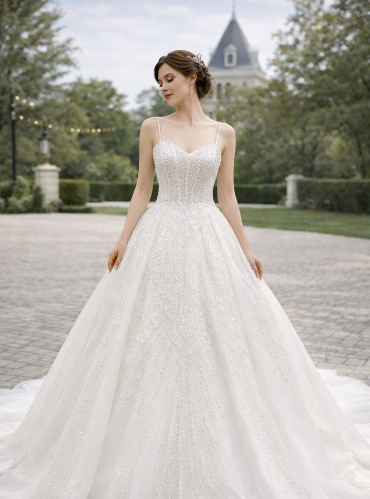 Öykü Işıltılı Prenses Gelinlik