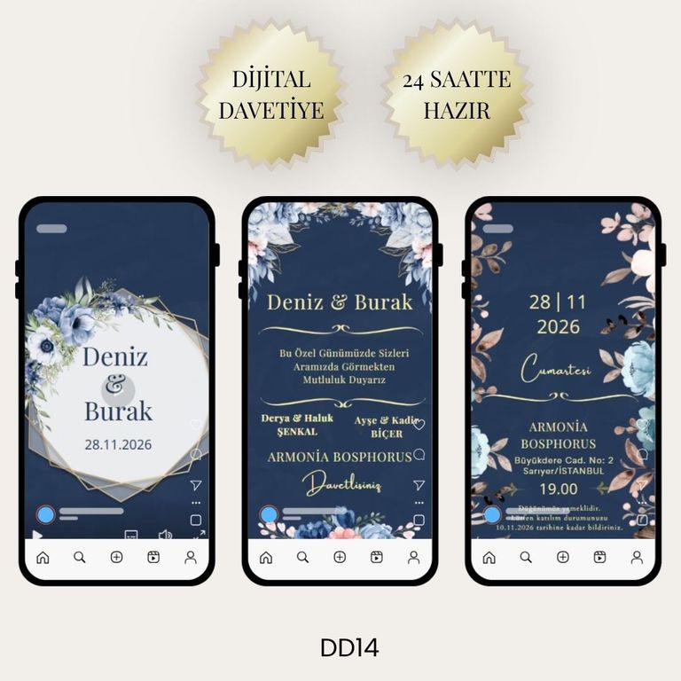 Aura Edit Dijital Davetiye