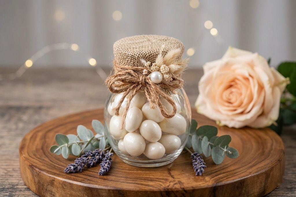 İnci Detaylı Tüpte Nikah Şekeri Şeker Nikah Hediyelik 2