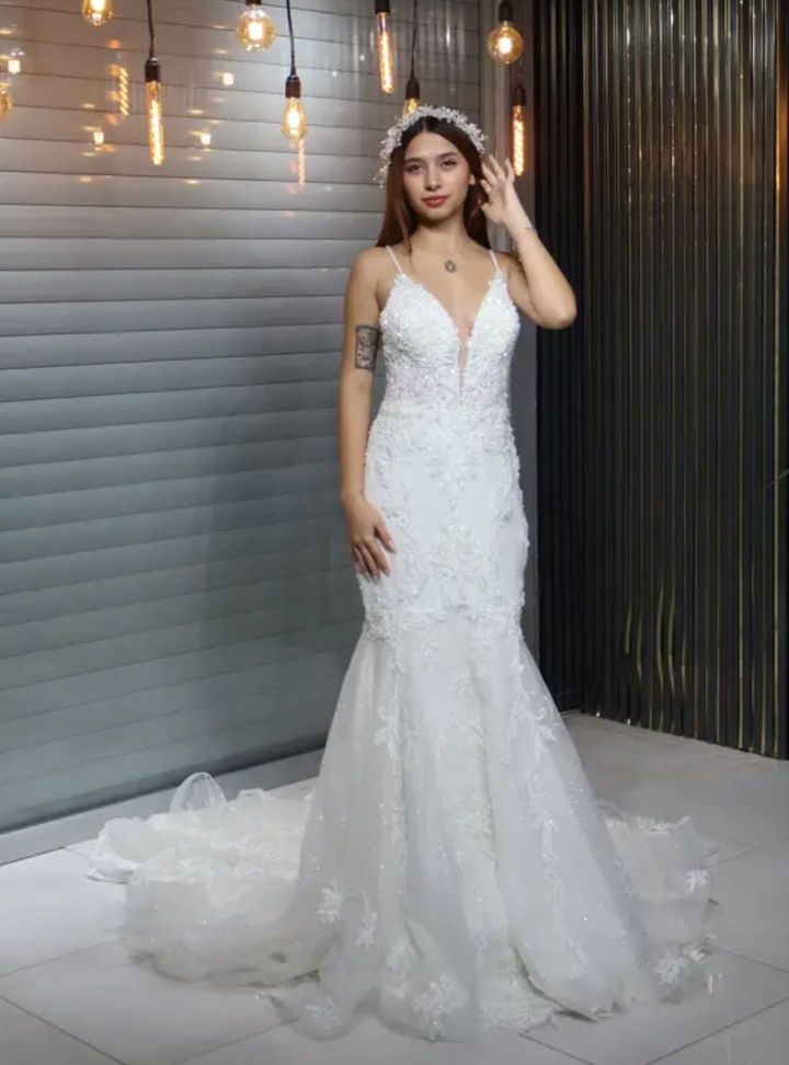 İp Askılı Balık Model Gelinlik