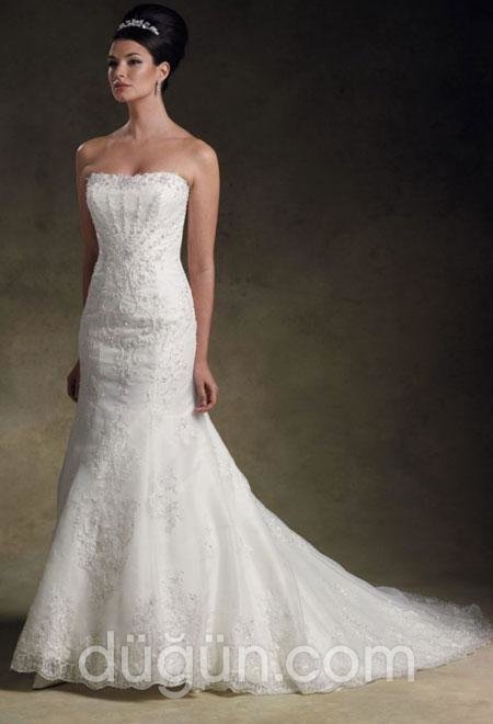 Taş İşlemeli Gelinlik