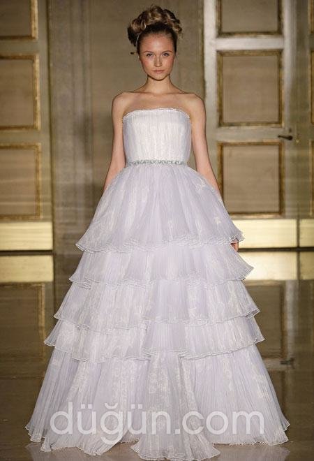 Kabarık Etekli Gelinlik