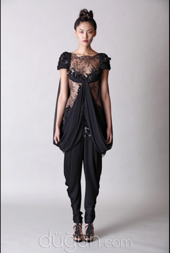 Pantolonlu Abiye Modeli