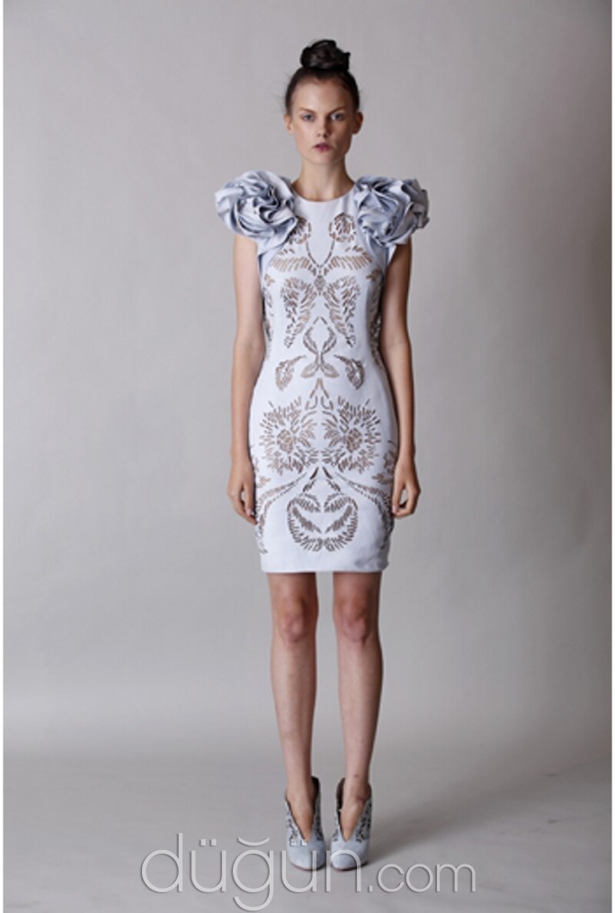 Desenli Abiye Modeli